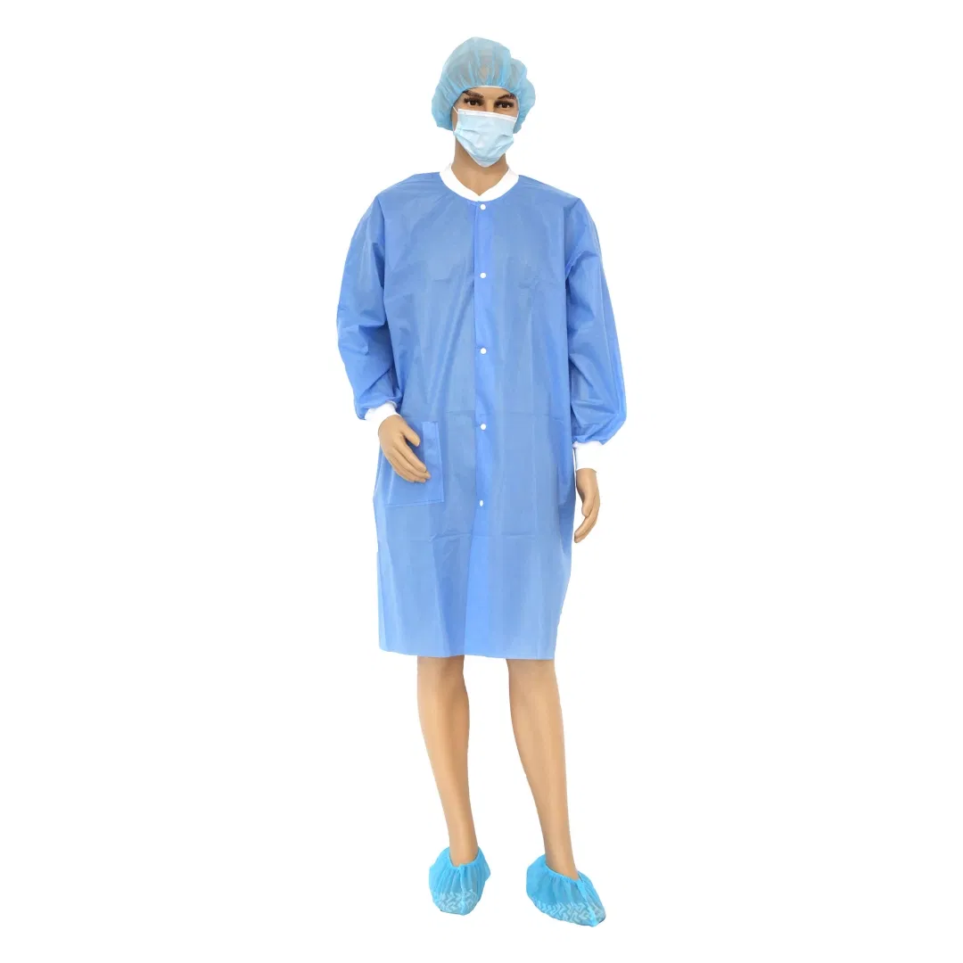 Hospital Uniform Disposable Lab Jacket Medical Consumable Yqd1-7