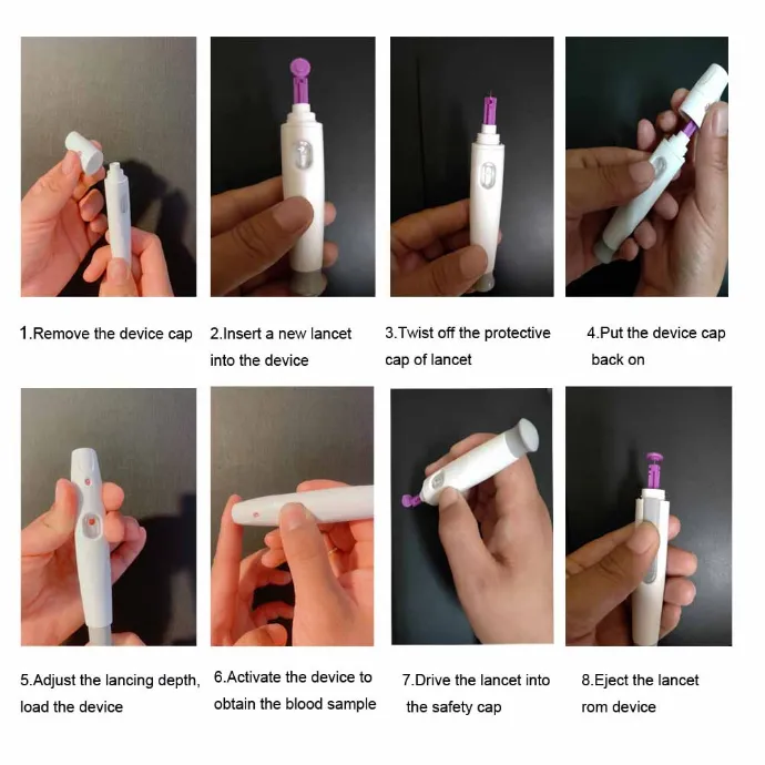 Painless Lancing Device View 2