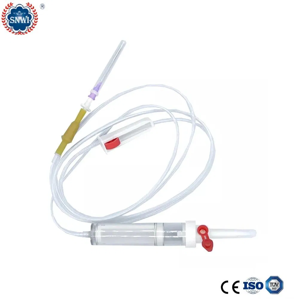 Disposable Medical Products Sterile IV Infusion Vein Blood Transfusion Set with Filter