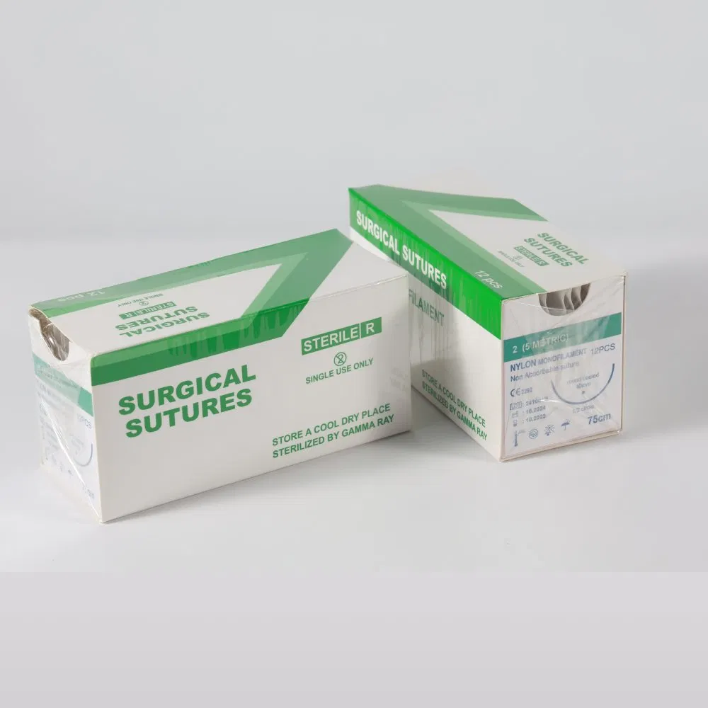 Medical Surgical Suture with Needle for High Quality Hospital Use and Wound Care Suture