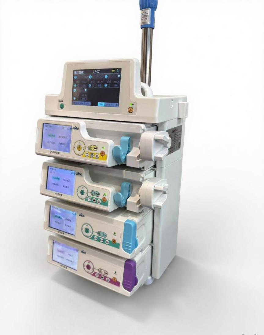 Advanced Elastomeric Medical Infusion Pump Medical Equipment with TCI Technology Multi-Drug Target-Controlled Infusion Workstation for ICU&Surgery