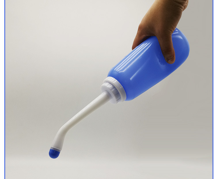 500ml Blue Portable Travel Clearing Bidet Sprayer Handheld Hygiene Care