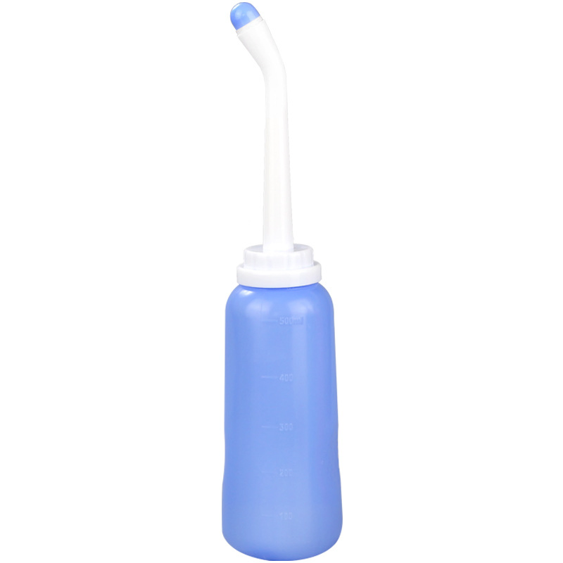 500ml Blue Portable Travel Clearing Bidet Sprayer Handheld Hygiene Care