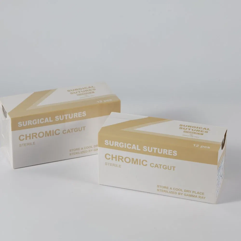 Polyglycolic Acid PGA Suture with Needle for Surgical Medical Use and Fast Wound Closure