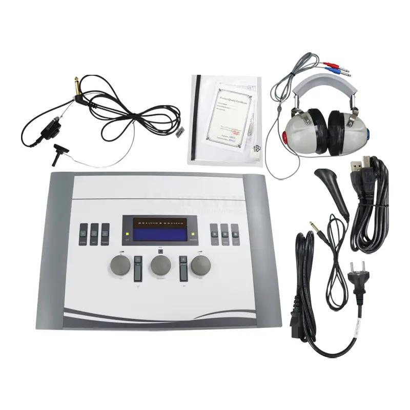 Medical Diagnostic Screening Professional Audiometer Testing Hearing Device Audiometer with Earphone