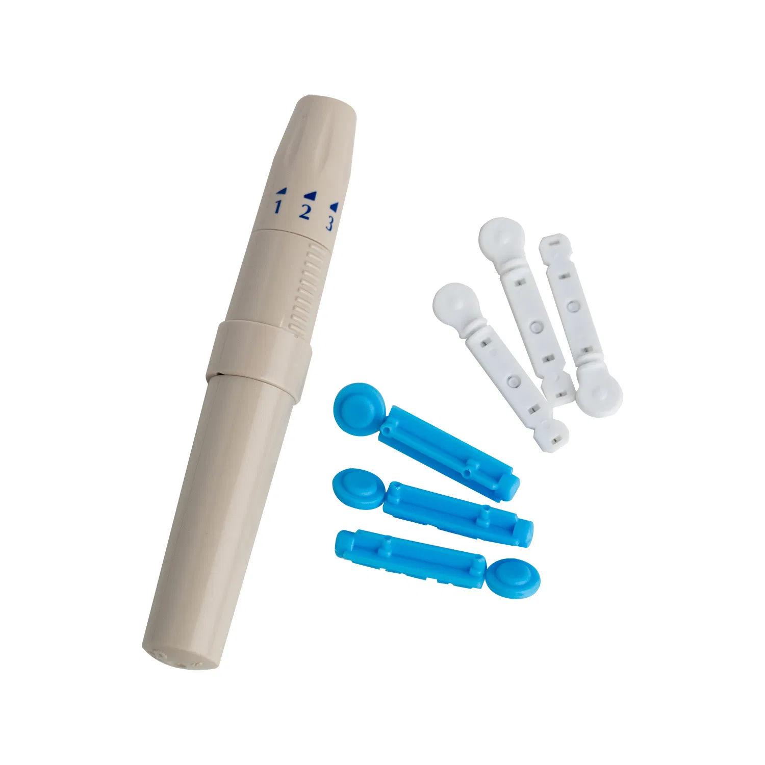5 Levels Safety Blood Collection Pen Type Lancing Device in Individual Packing