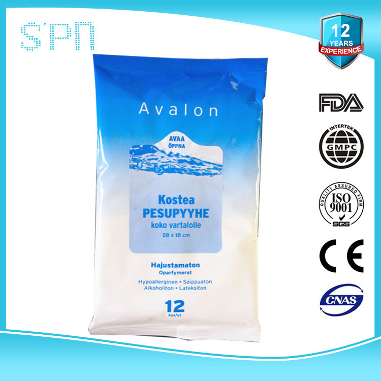 Special Nonwovens Care Product pH Neutral-Safe Best Choice for Washing Disinfect Wet Wipes with Super Soft Fibers