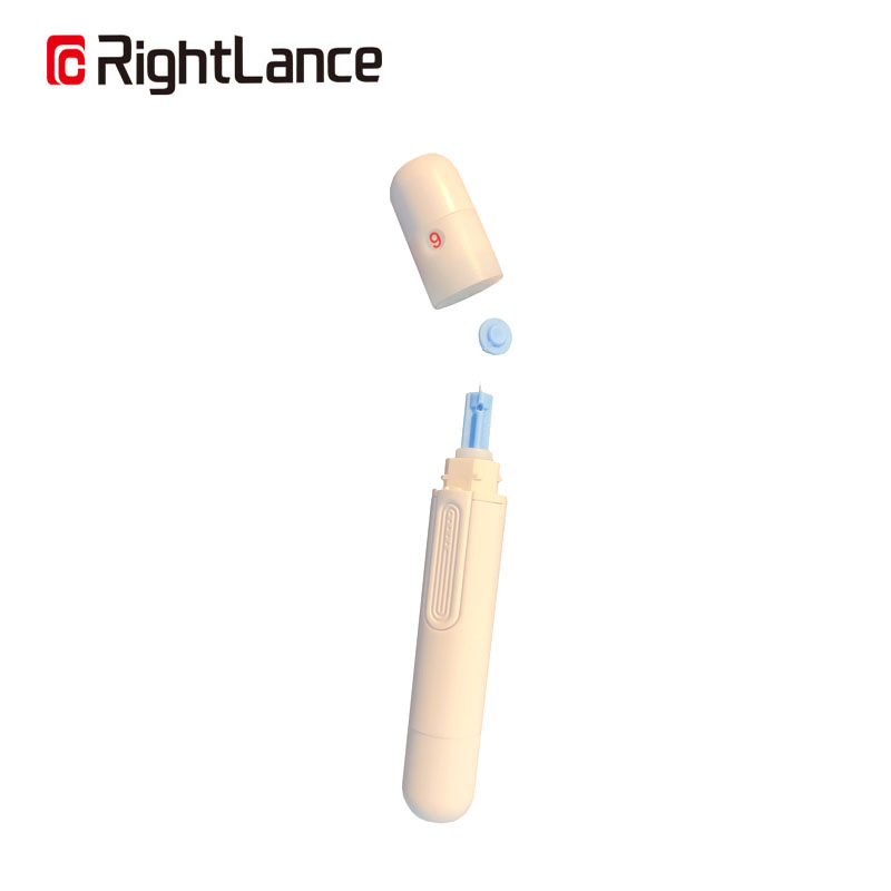 Reusable Automatic Blood Lancing Device Lancing Pen