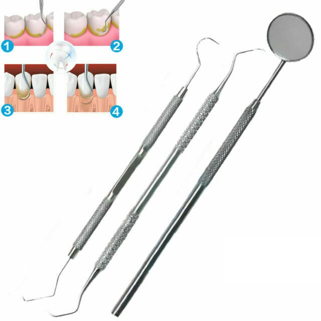 Hygiene Set Factory Price CE ISO Arrpoved Sterile Disposable Dental Examination Tools Kit 3 PCS Oral Care Dental