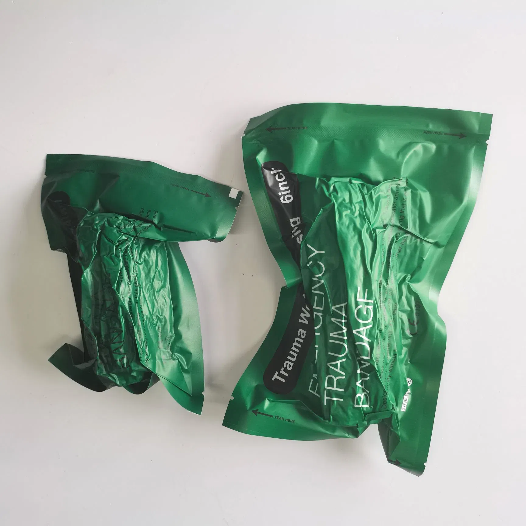 Israeli 6 Inch Emergency Bandage Compression Trauma Pressure Wound Dressing Sterile Vacuum-Sealed Packaging for Bleeding Control, Medical Trauma Kit, First Aid