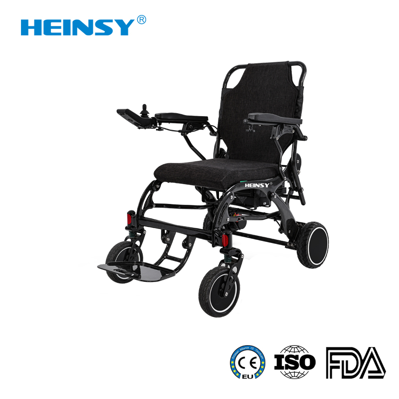Hes-6201 Electric Wheelchair Foldable and Lightweight Wheel Chair Portable Elderly Care Products