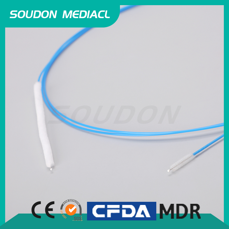 Medical Flexible and Stable Endoscope Disposable Dual Ends Cleaning Brush with CE FDA