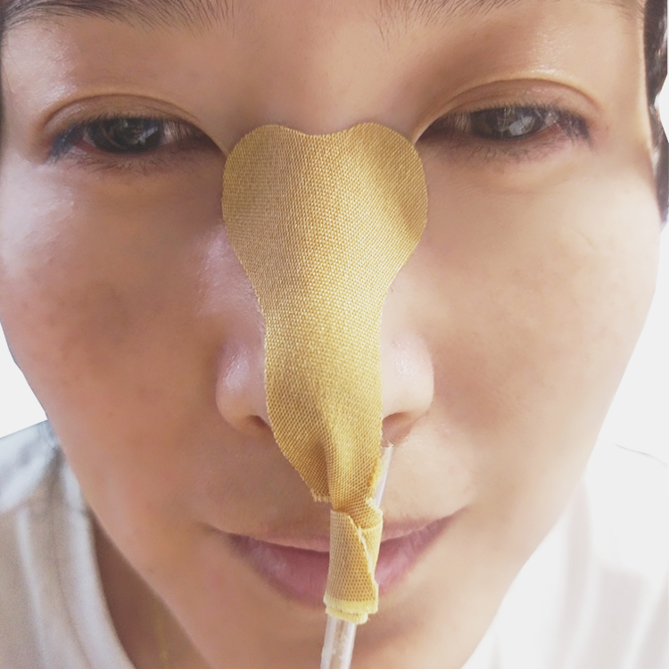 Hot Sale Nasal Oxygen Delivery Tube Fixed Dressing Skin Color