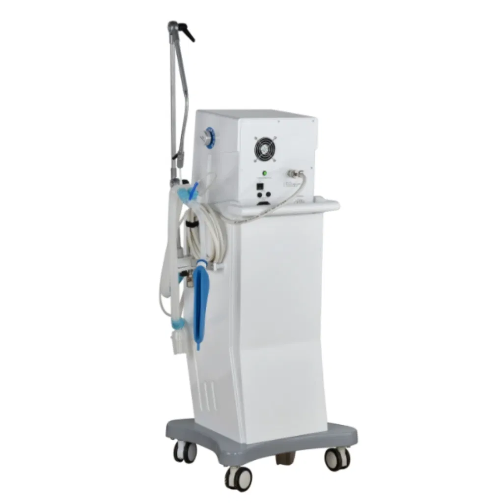 High Quality 10.5 Inch Color Screen Trolley Movable Medical Ventilator
