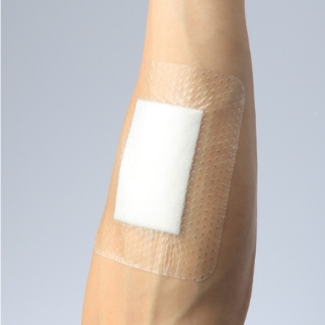 Silicone Post-Op Dressing with Absorbent Fiber Pad