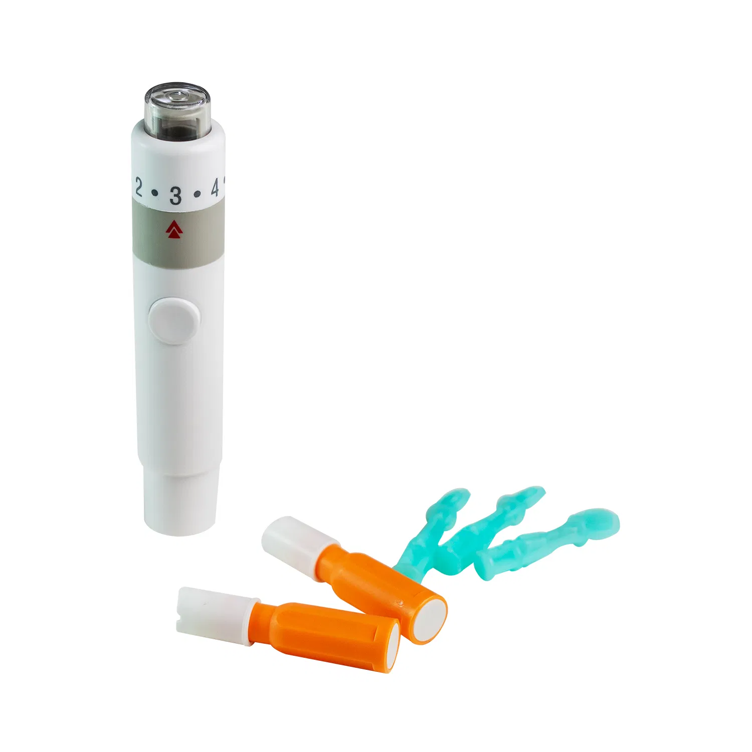 5 Levels Safety Blood Collection Pen Type Lancing Device in Individual Packing