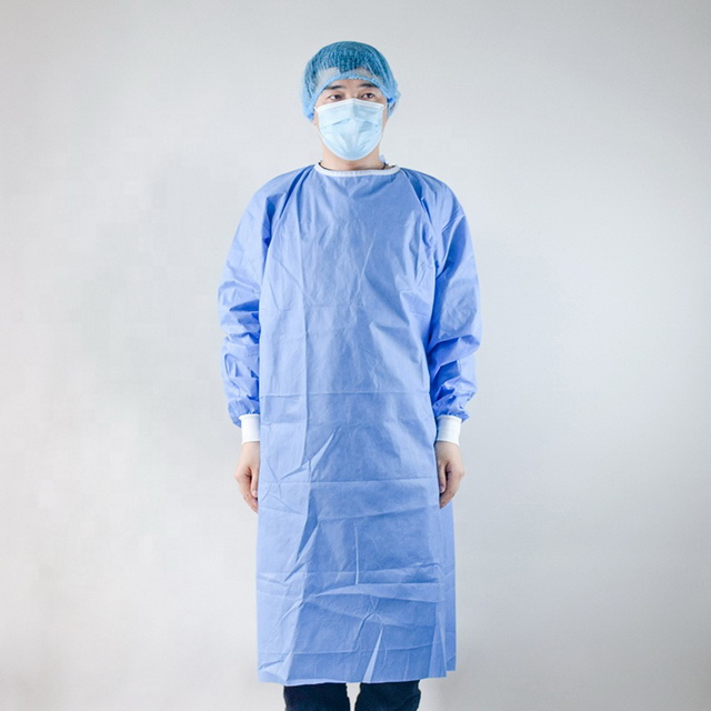 Hot Selling Pediatric Hospital Surgical Gown Zip Enclosure Medical Consumable