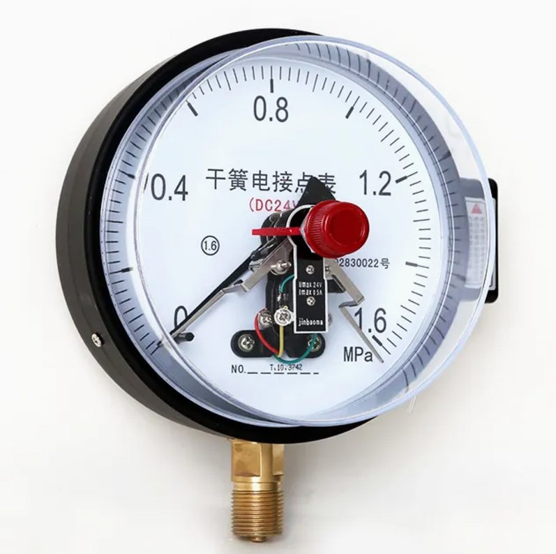 Reed Switch Electric Contact Pressure Gauge Manometer