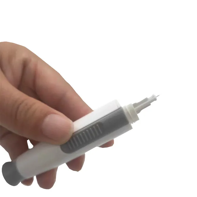 Automatic lancing device view