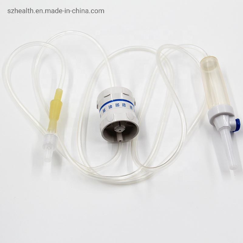 Disposable Medical Products Infusion Set with Precise Flow Regulator Sterile Pyrogen Free Non Hemolytic Toxic