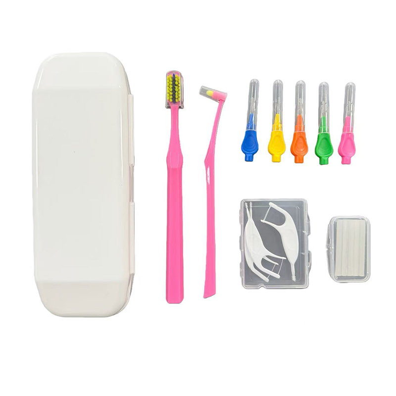 LK-S33A New Dental Orthodontic Patient Oral Braces HygieneTooth Care Cleaning Kit Tools