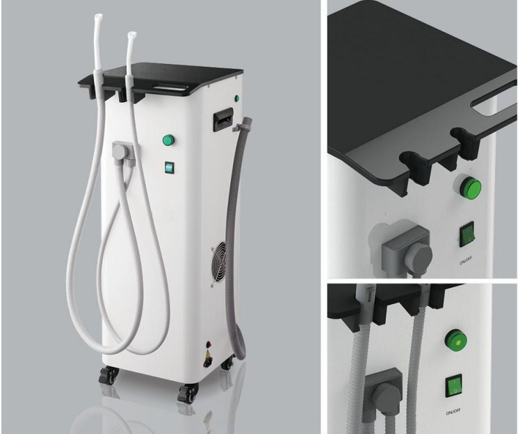 550W Mobile CE Dental Chair Unit Suction Pump Vacuum System