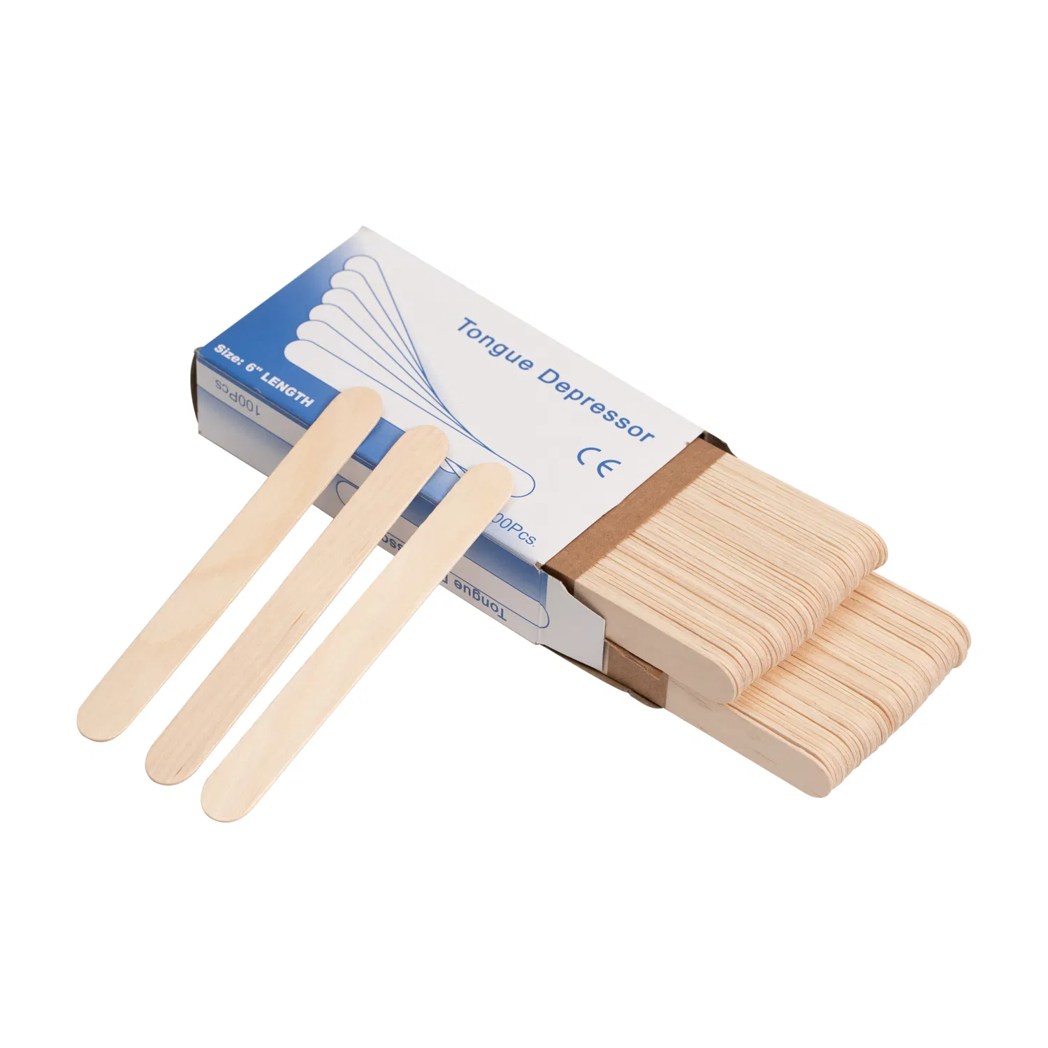 High Quality Medical Disposable Sterile Wood Bamboo Wooden Tongue Depressor