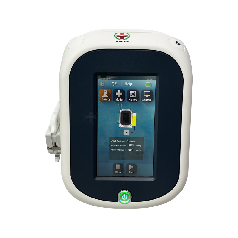 Sy-I800 Portable Negative Pressure Wound Therapy System Npwt with 8L/Min 7 - Inch Touch Screen