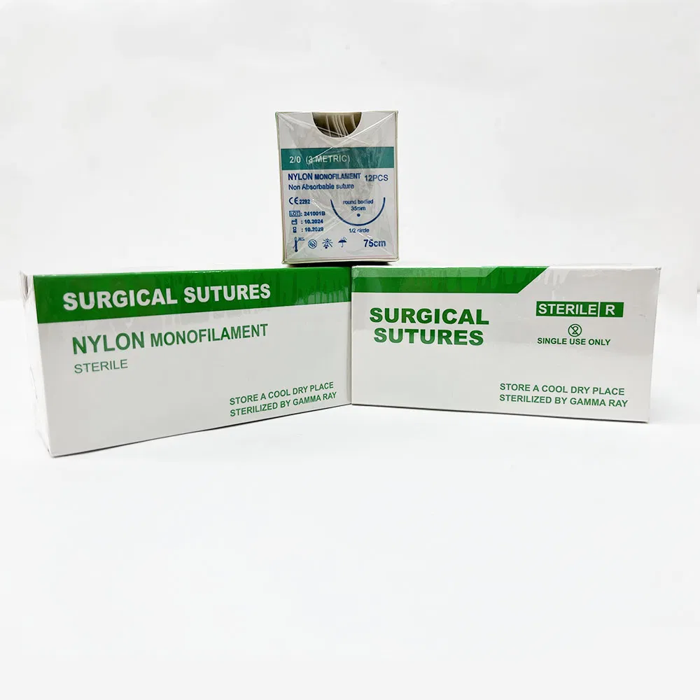 Ethicon Surgical Suture High Quality Surgical Suture Set with Needle for Wound Closure and Medical Procedures