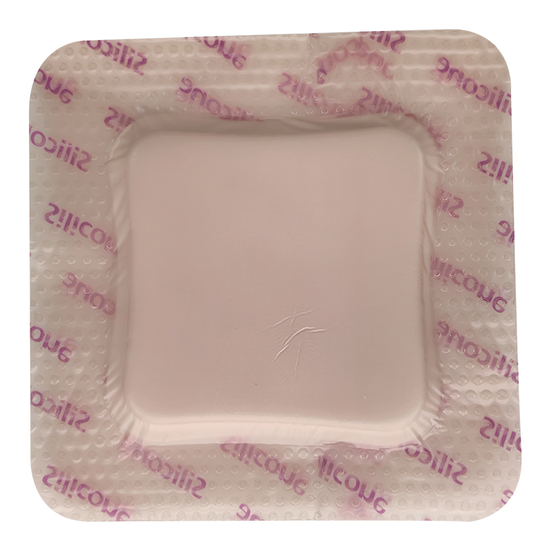 Highly Absorbent PU Film Silicone Foam Dressing Self-Adhesive Wound Care Product