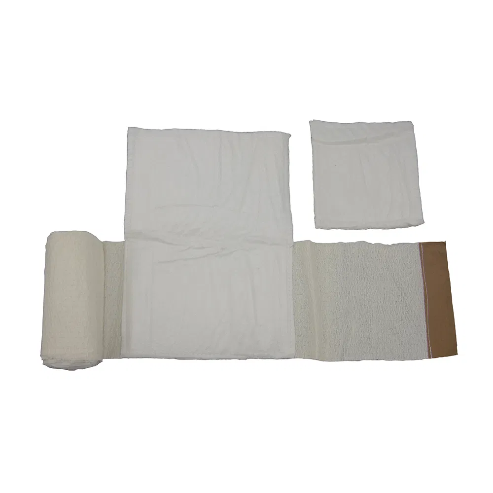 Sterile First Aid Hemostatic Bandage 7.5X250cm with Dressing Pad 7.5X10cm