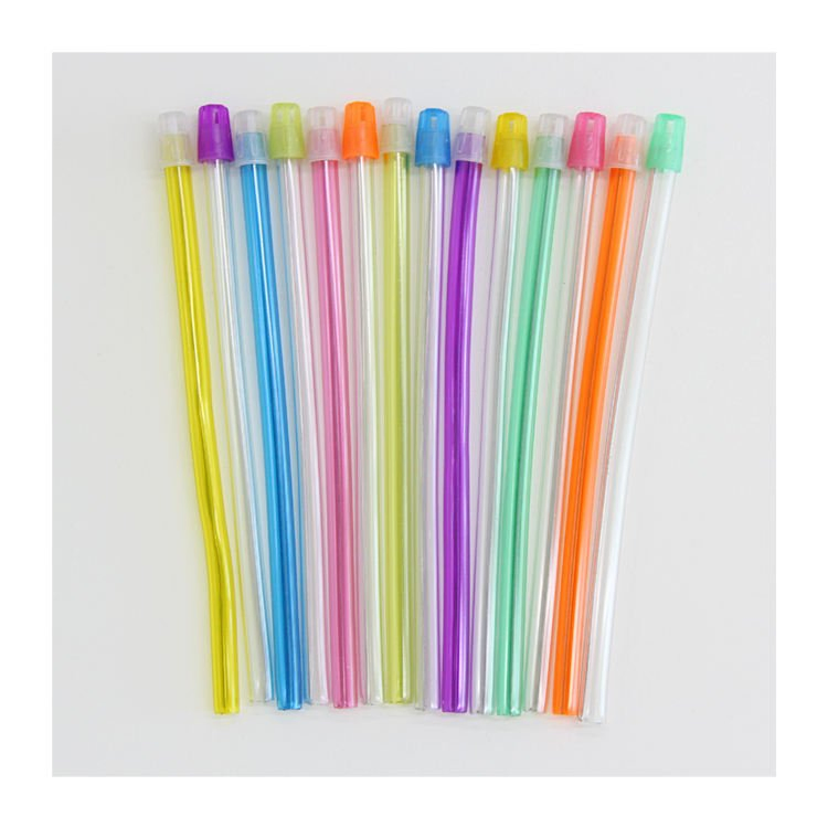 Autoclavable Dental Suction Soft Tip Clear Saliva Ejector Hose Tip with Different Colors Yqd2-1