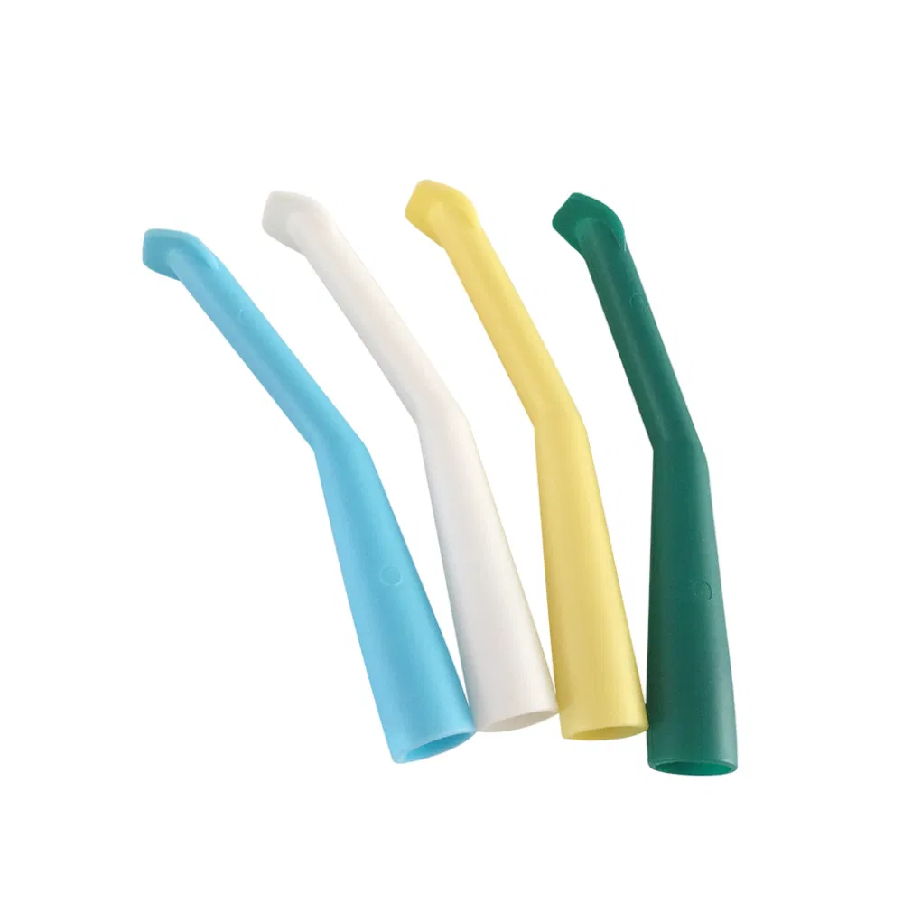 Dental Disposable Large Capacity Suction Tip, Flat Mouth Strong Saliva Suction Straw (YQD2-2)