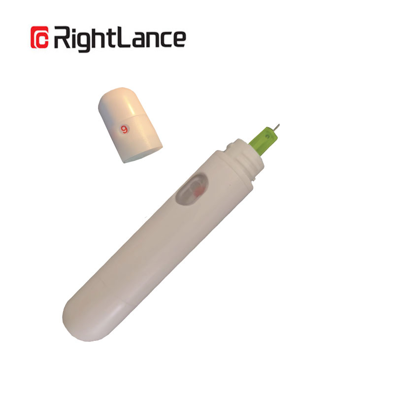 Reusable Automatic Blood Lancing Device Lancing Pen
