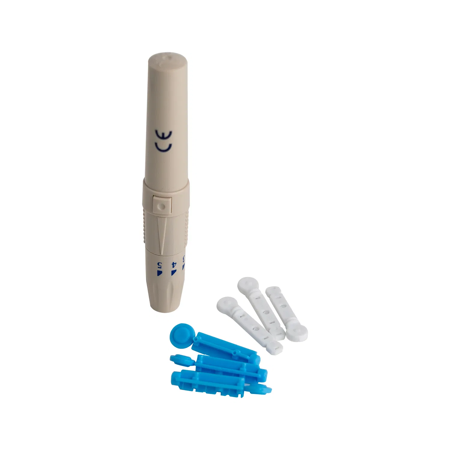 5 Levels Safety Blood Collection Pen Type Lancing Device in Individual Packing