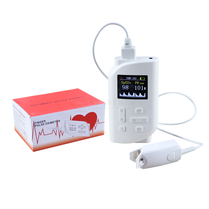 Sy-C017c Medical Equipment SpO2 Monitor Finger Pulse Oximeter for Testing The User Oxygen Saturation