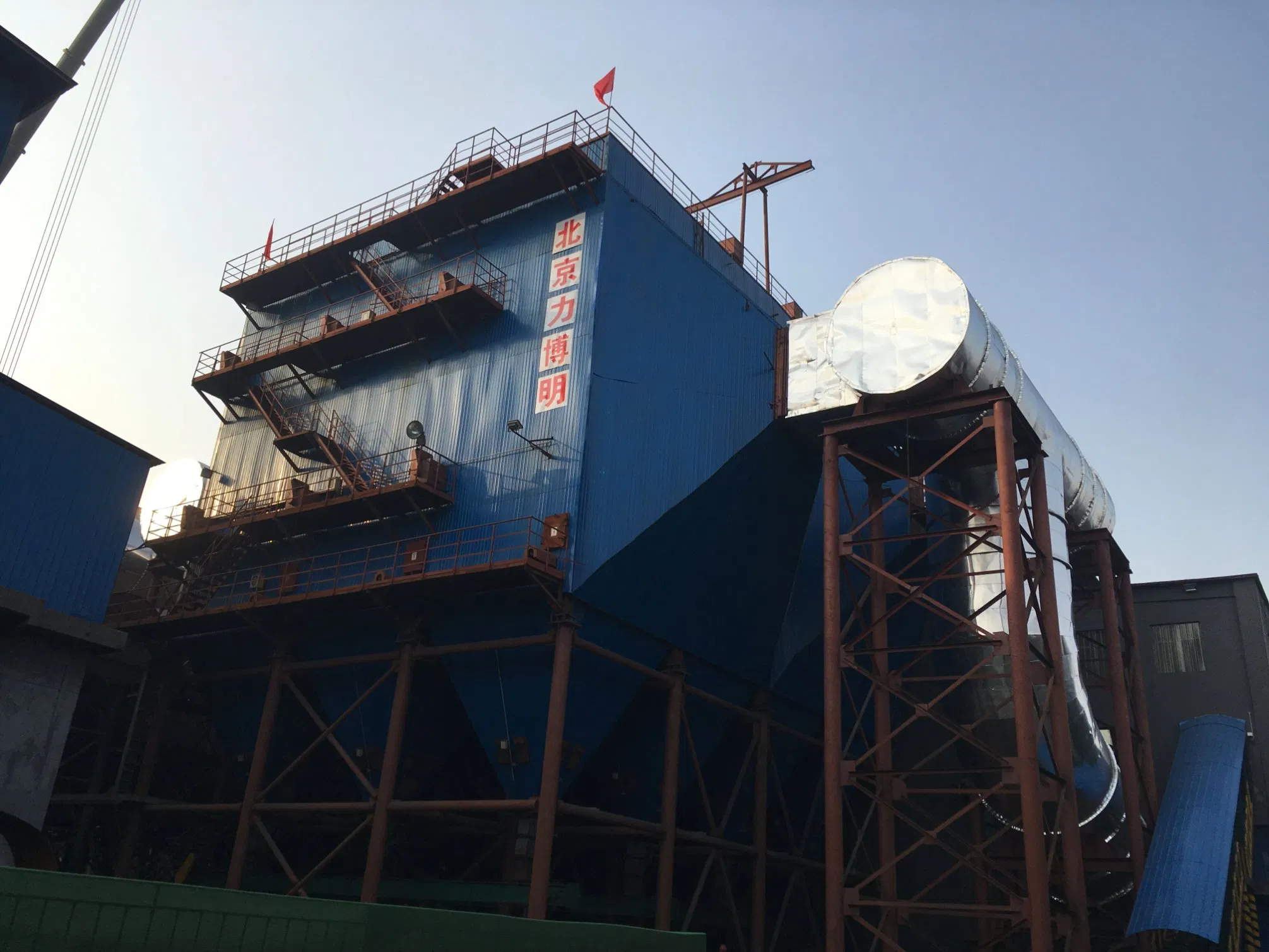 99% Dust Removal Efficiency Flue Gas Uniform Flow Air Purification System