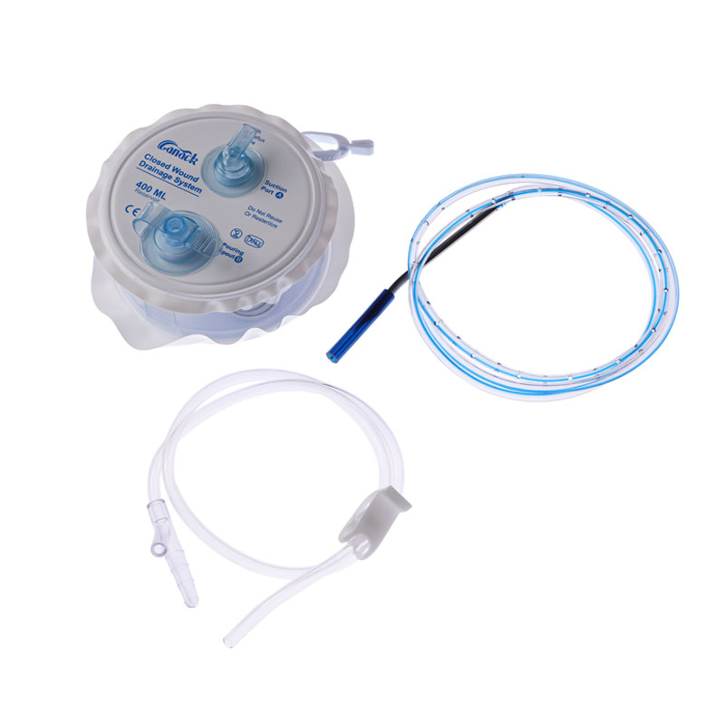 Medical Disposable 400ml Closed Wound Drainage System with Trocar