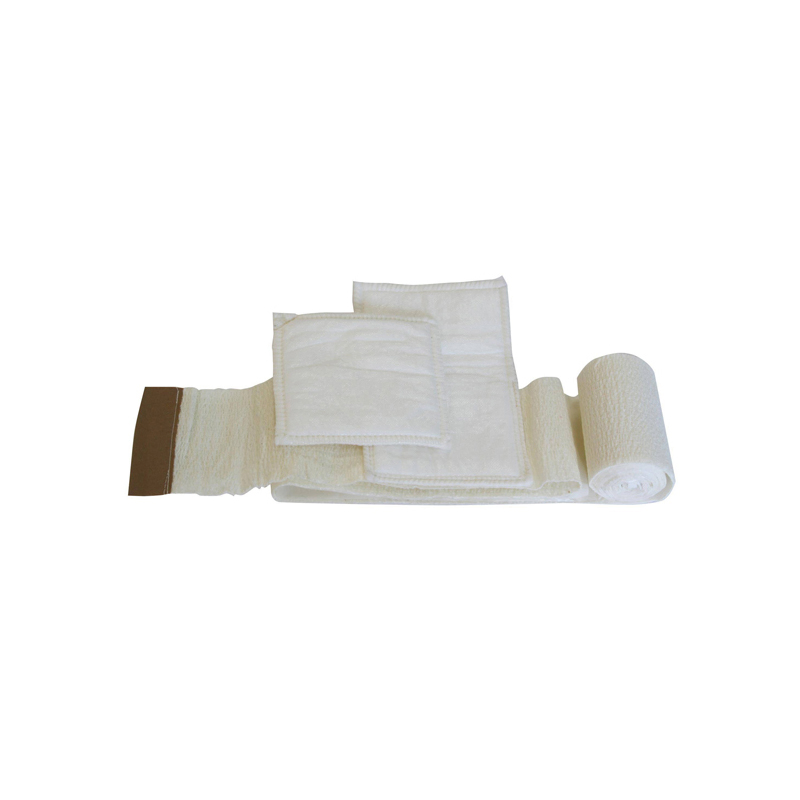 Sterile First Aid Hemostatic Bandage 7.5X250cm with Dressing Pad 7.5X10cm