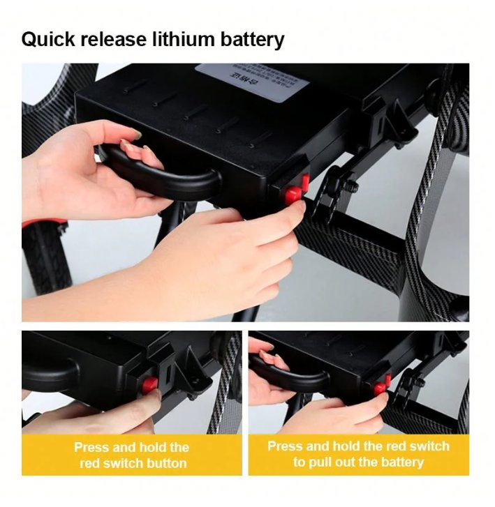 Ightweight Durable Electric Wheelchair Aluminum Medical Products