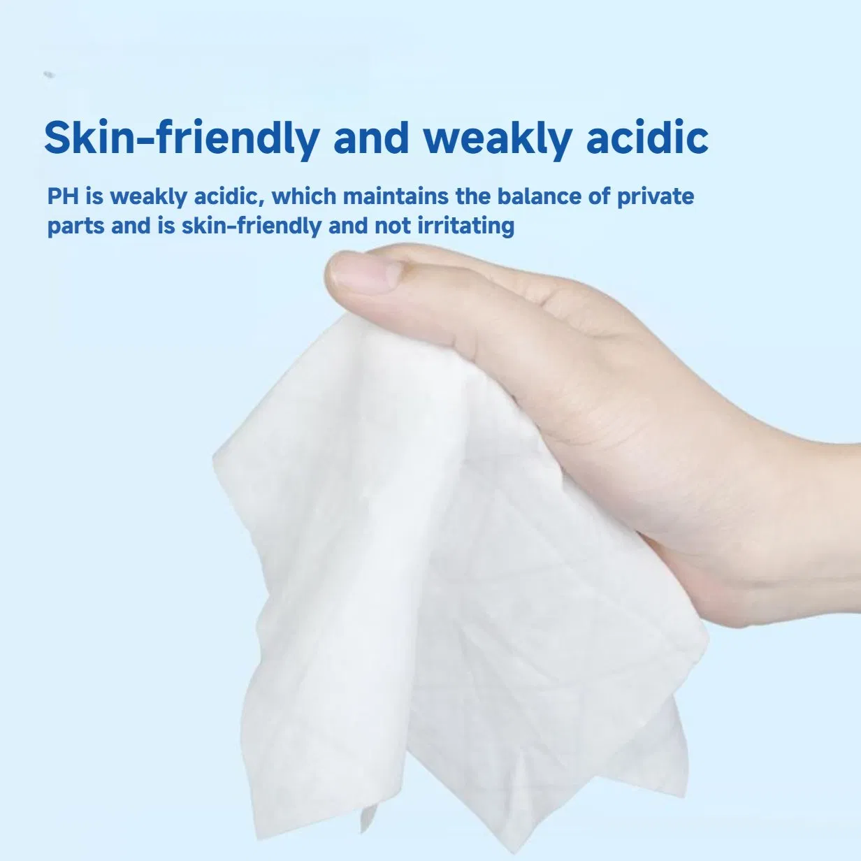 Baby and Maternal Products Medical Grade Safe for Skin Flushable Wet Wipes