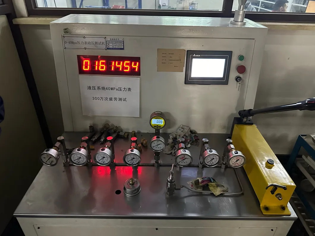 All Stainless Steel Vacuum Pressure Gauge Manometer View 4