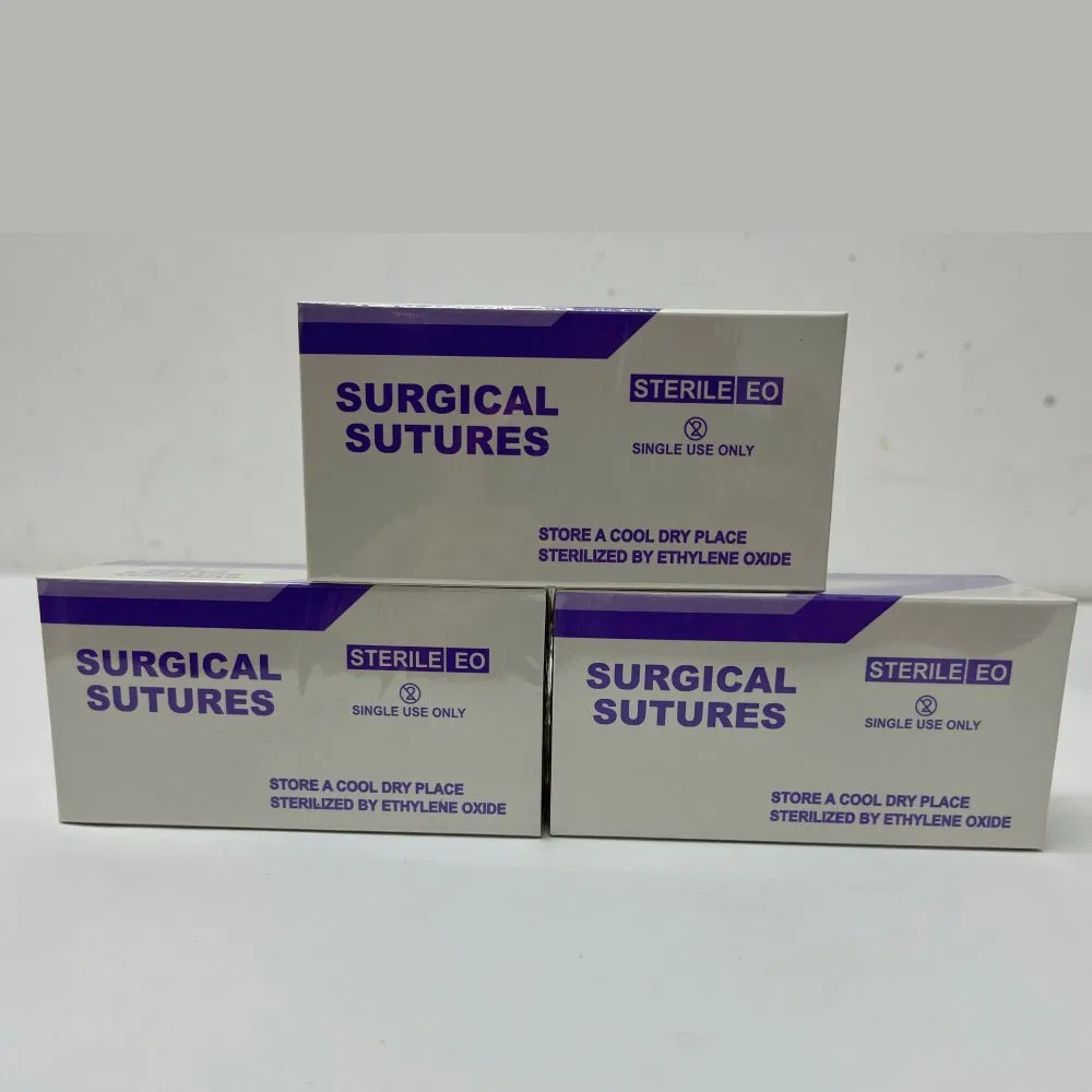 Disposable Surgical Suture Kit with Needle and Thread for Fast Wound Healing and Care