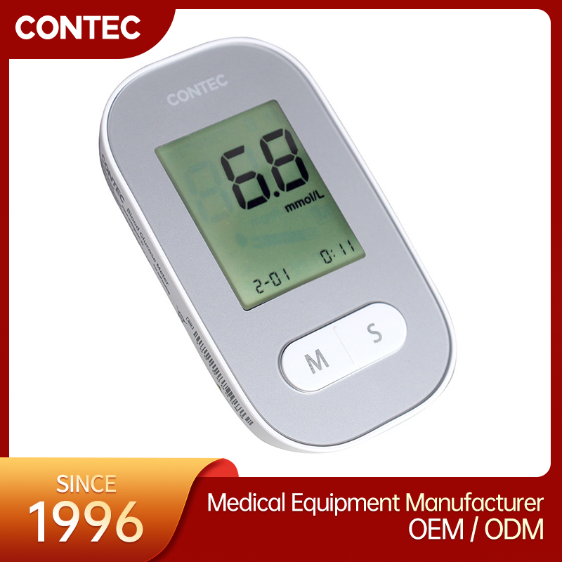 Contec Cms10A Self-Monitoring Digital Blood Sugar Monitor Glucosemeter Glucometer Medical Glucose Meter