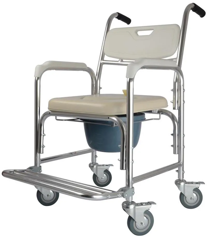 Aluminum Shower Commode Chair