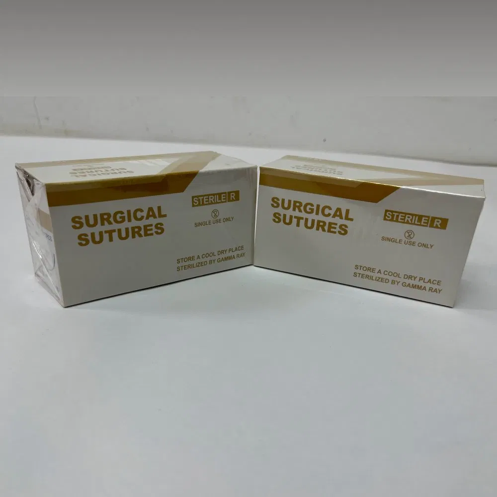 Polyglycolic Acid PGA Suture with Needle for Surgical Medical Use and Fast Wound Closure