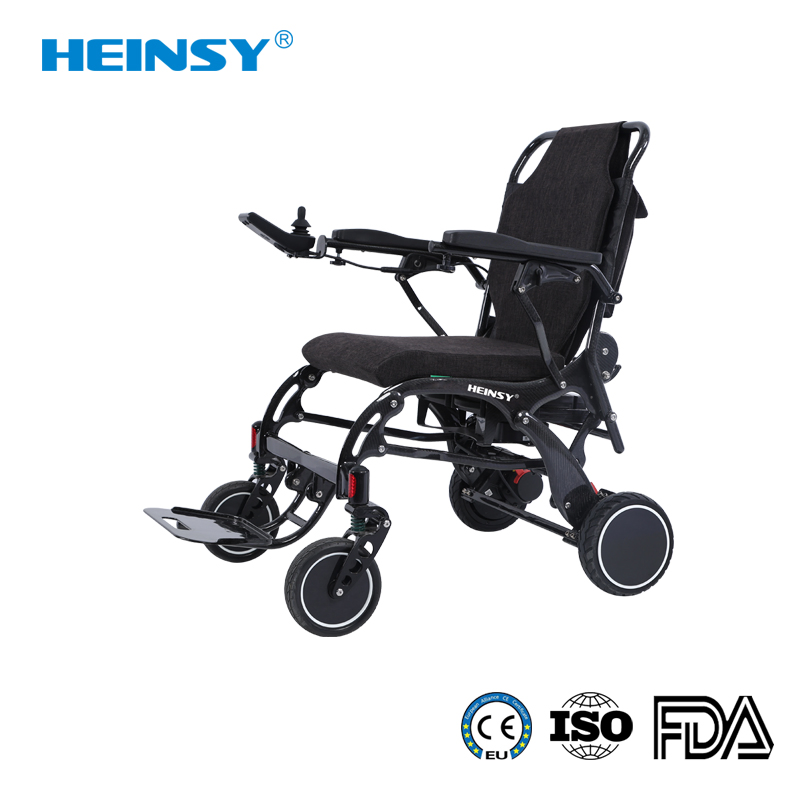 Hes-6201 Electric Wheelchair Foldable and Lightweight Wheel Chair Portable Elderly Care Products