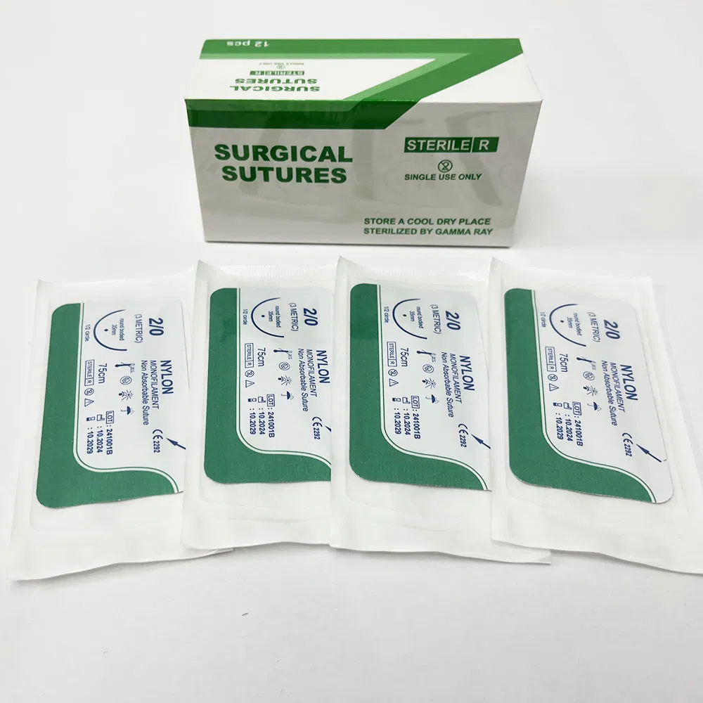 Premium Surgical PGA Polyglactin 910 Catgut Silk Nylon 5/0 6/0 4/0 3/0 2/0 Polypropylene Vicryl Suture for Enhanced Healing and Recovery Solutions