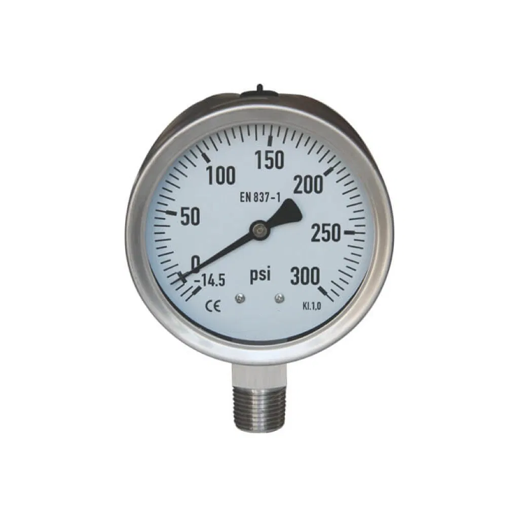 All Stainless Steel Vacuum Pressure Gauge Manometer