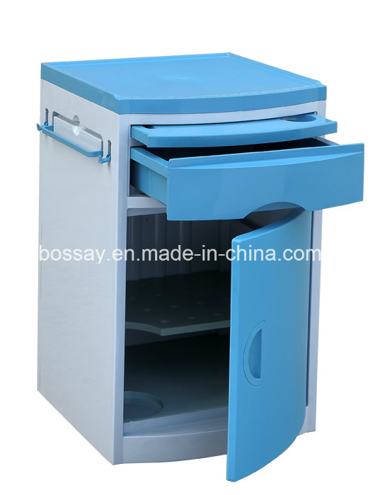 Ce/ISO Approval Multi Function ABS Hospital Bedside Cabinet with Drawer